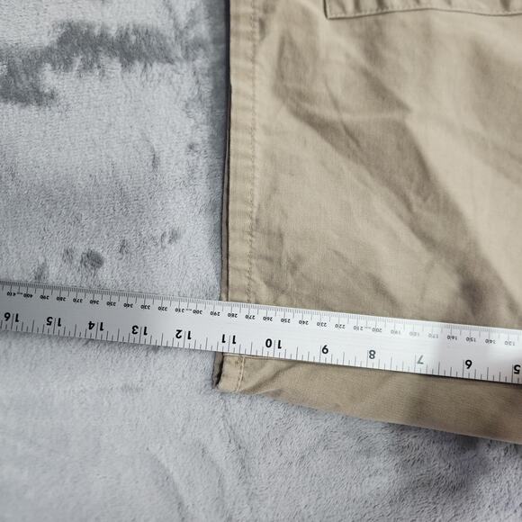 Vintage Y2K Oakley Shorts Mens 36 Tan Cargo Utility Outdoors Drawstring Khaki - Picture 15 of 16